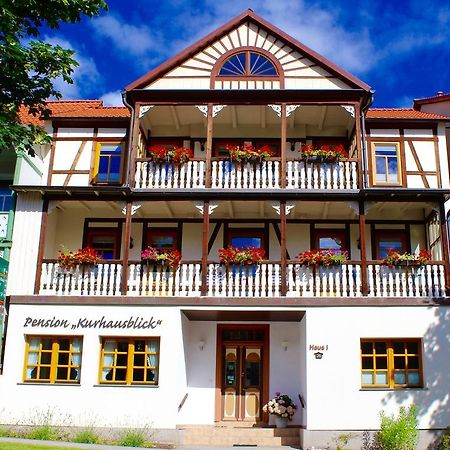 Pension Kurhausblick Bad Suderode Exterior foto